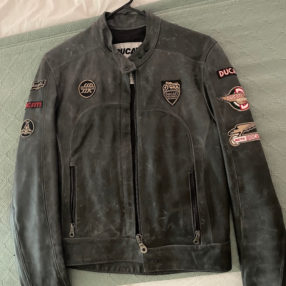 Authentic Ducati Women's Leather Moto Jacket